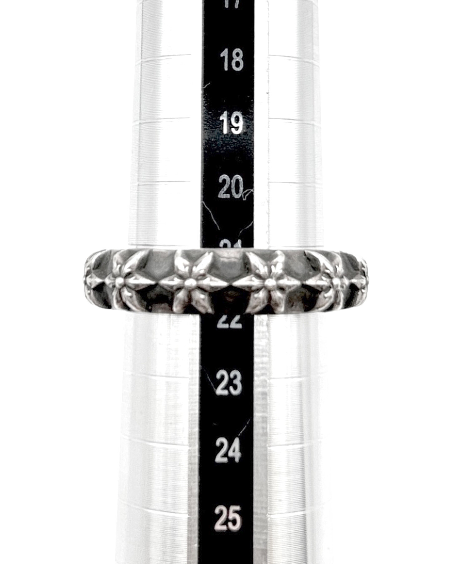 中古・古着通販】CHROME HEARTS (クロムハーツ) STAR BAND RING/スター