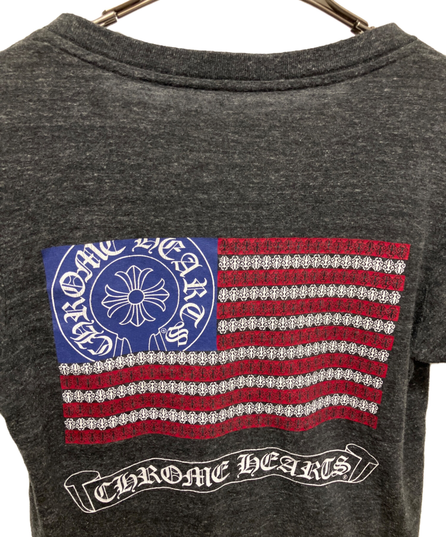 中古・古着通販】CHROME HEARTS (クロムハーツ) American Flag TEE