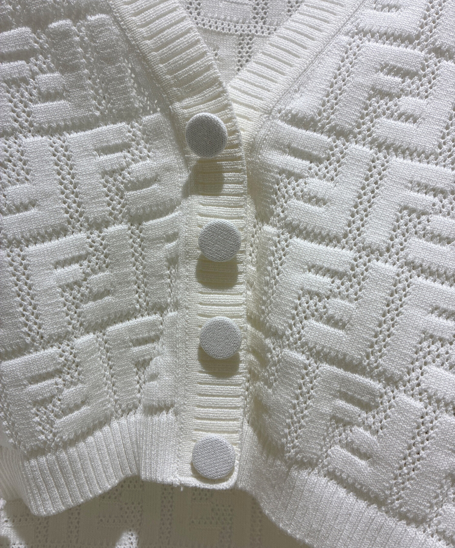 中古・古着通販】FENDI (フェンディ) ズッカクロップドカーディガン