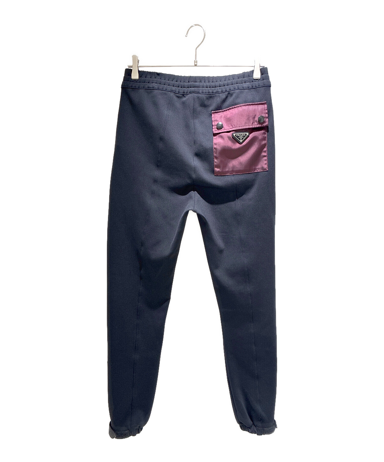 中古・古着通販】PRADA (プラダ) ロゴプレートスウェットパンツ  