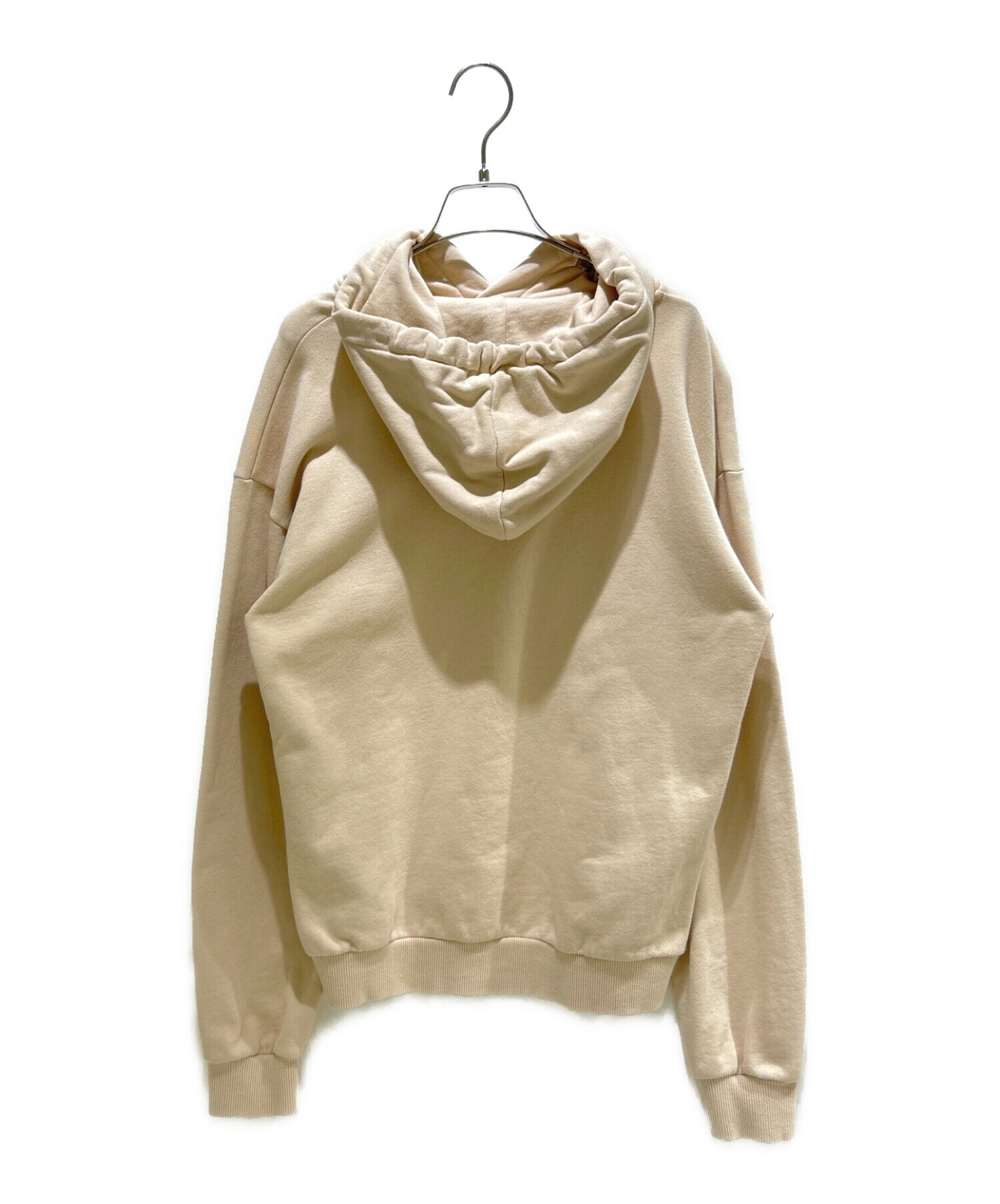 CELINE パーカー　ロゴプリント　ベージュ　イタリア製　セリーヌ　21SS 中古・古着通販】CELINE (セリーヌ) ロゴパーカー ベージュ サイズ:S