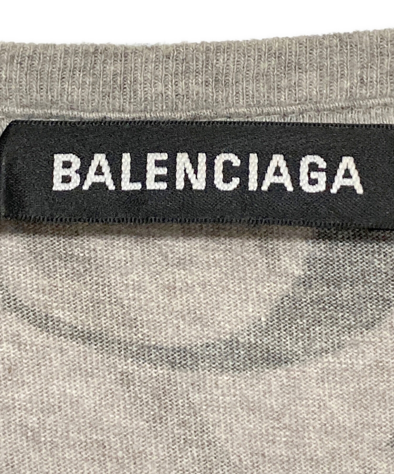 中古・古着通販】BALENCIAGA (バレンシアガ) ロゴTシャツ グレー