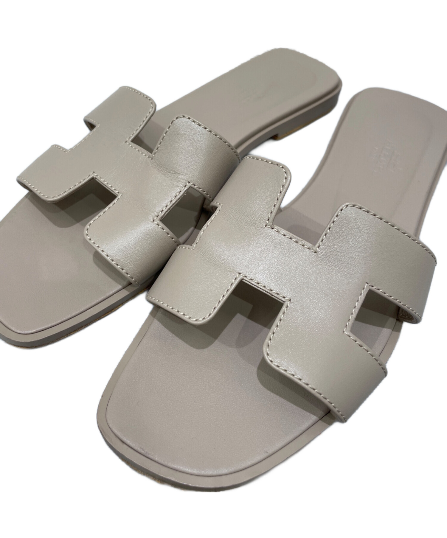 HERMES エルメス　オラン　エトープ 新品オランサンダル・エトゥープ