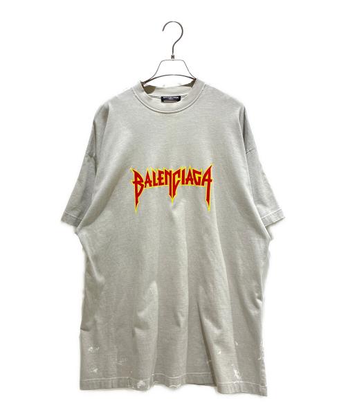 【簡易発送】BALENCIAGA ダメージ加工Tシャツ(汚れ多数あり) 中古・古着通販】BALENCIAGA (バレンシアガ) ダメージ加工Tシャツ