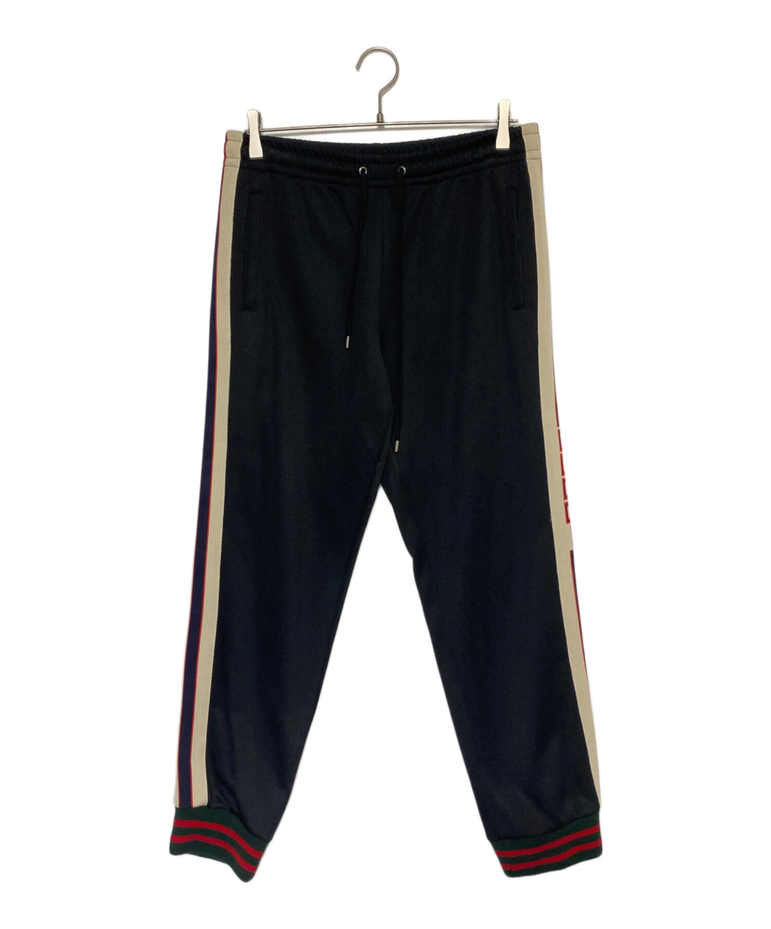 中古・古着通販】GUCCI (グッチ) テクニカルジャージーパンツ ブラック