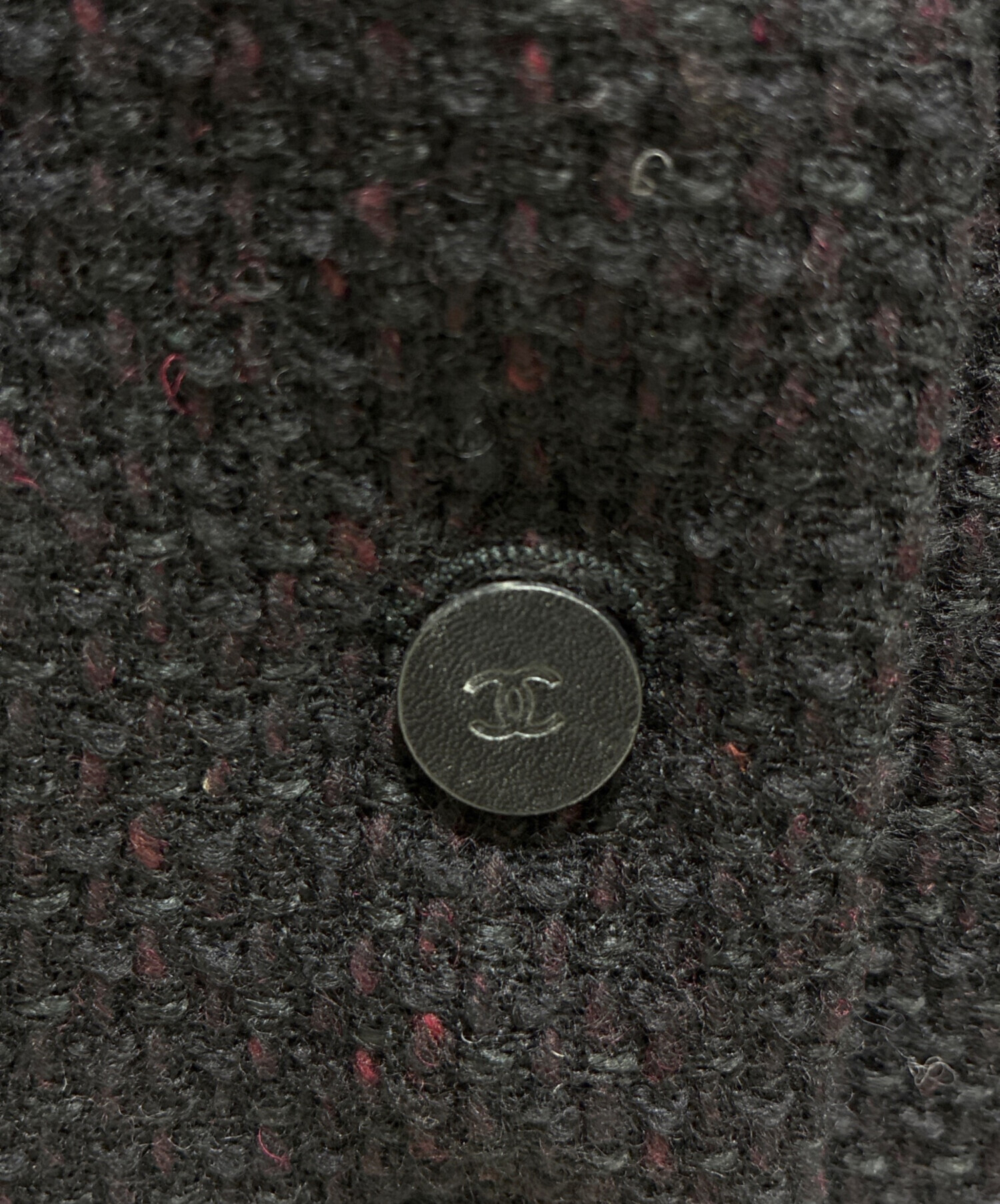 中古・古着通販】CHANEL (シャネル) 01AW ココボタンノーカラー 