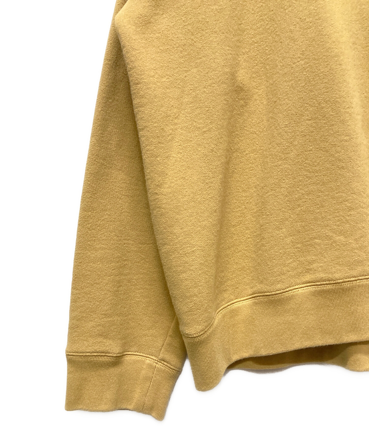 中古・古着通販】GUCCI (グッチ) ハーフジップロゴパーカー ベージュ 