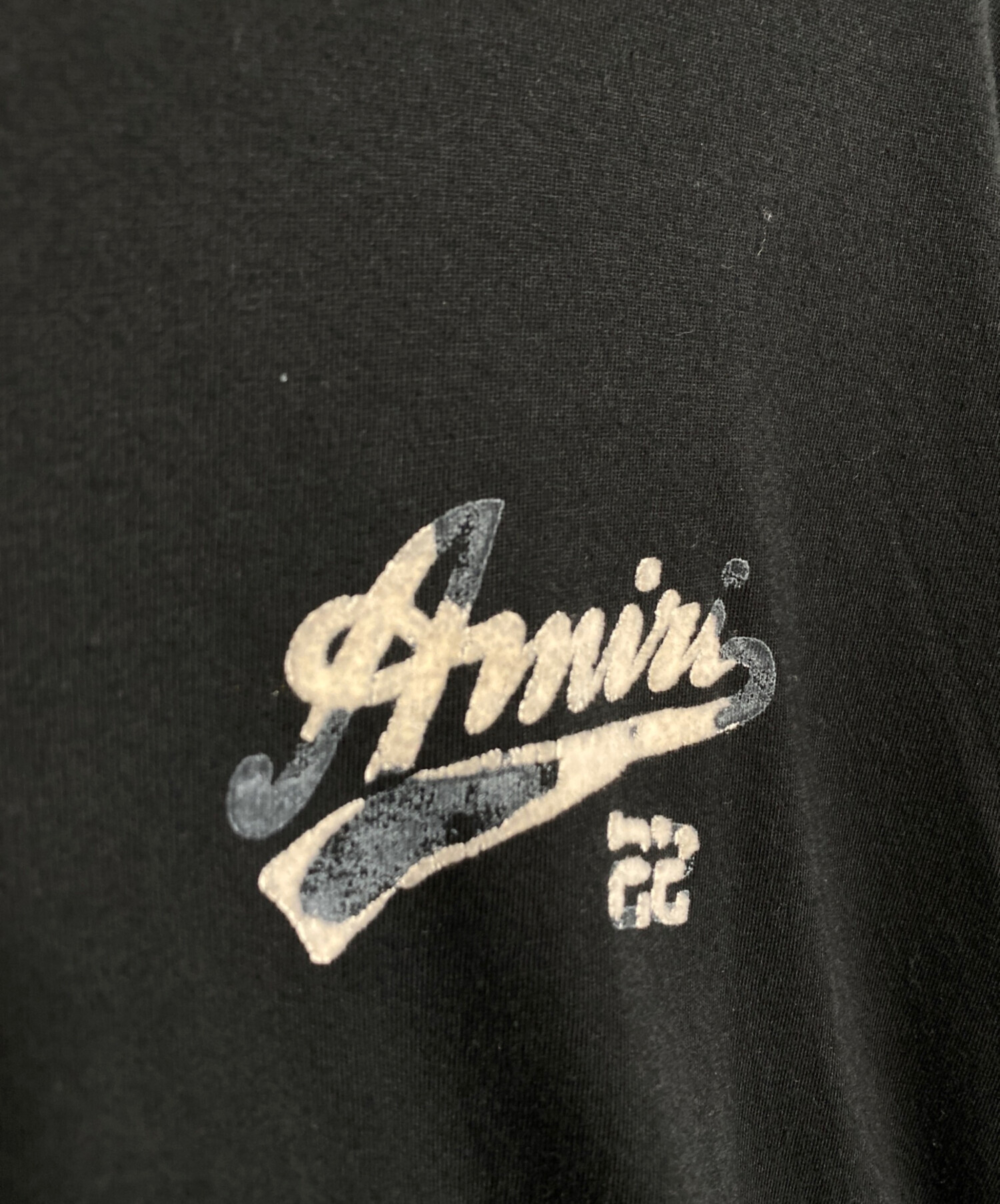 中古・古着通販】AMIRI (アミリ) ロゴTシャツ ブラック サイズ