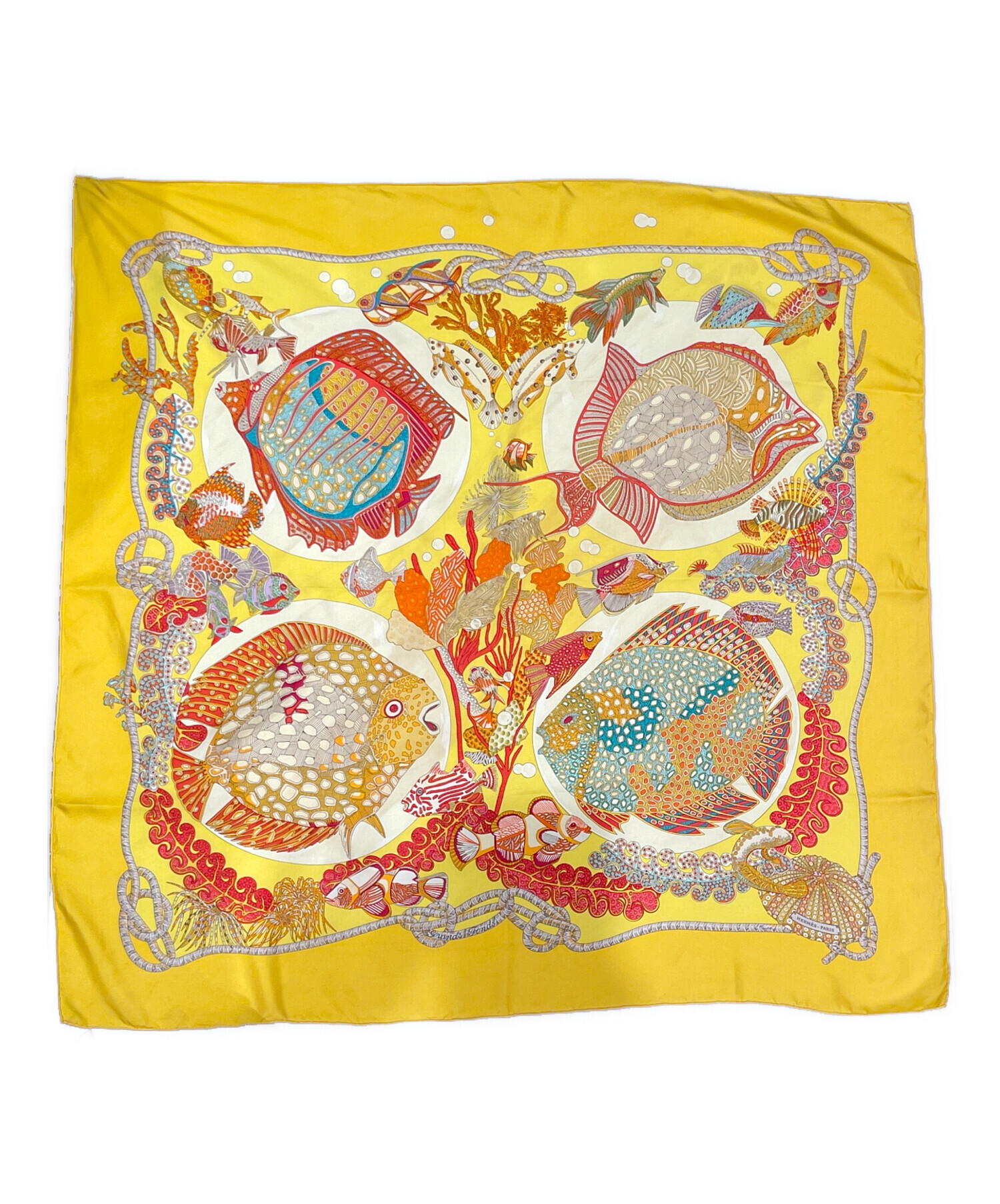 中古・古着通販】HERMES (エルメス) カレ 90 GRANDS FONDS/深海