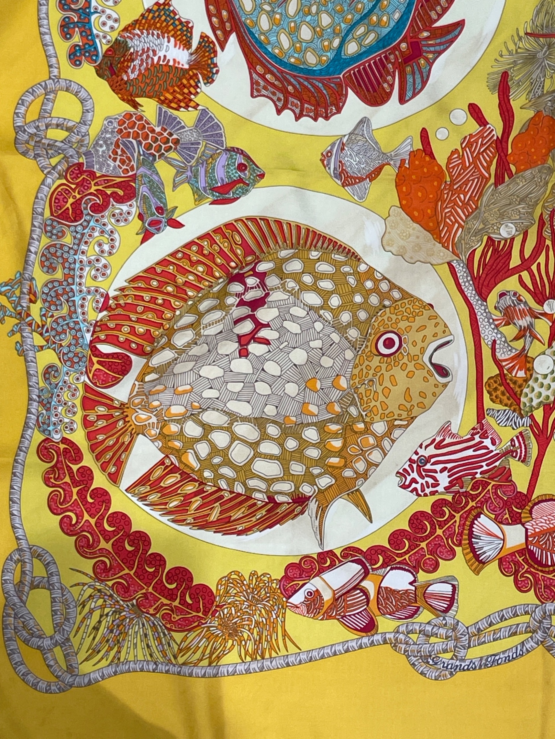 中古・古着通販】HERMES (エルメス) カレ 90 GRANDS FONDS/深海