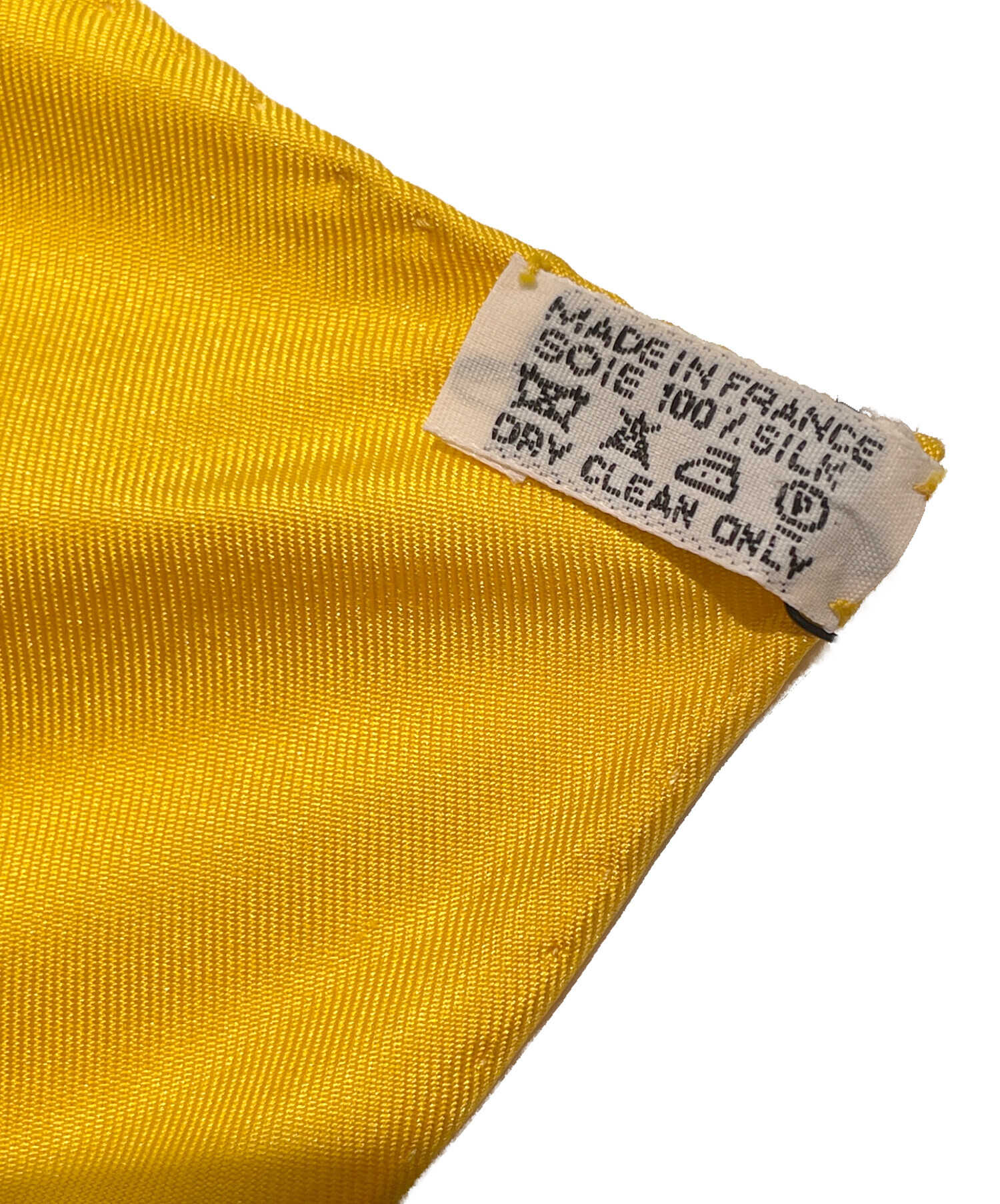 HERMES シルクスカーフ　カレ90 GRANDS FONDS イエロー 中古・古着通販】HERMES (エルメス) カレ 90 GRANDS FONDS/深海