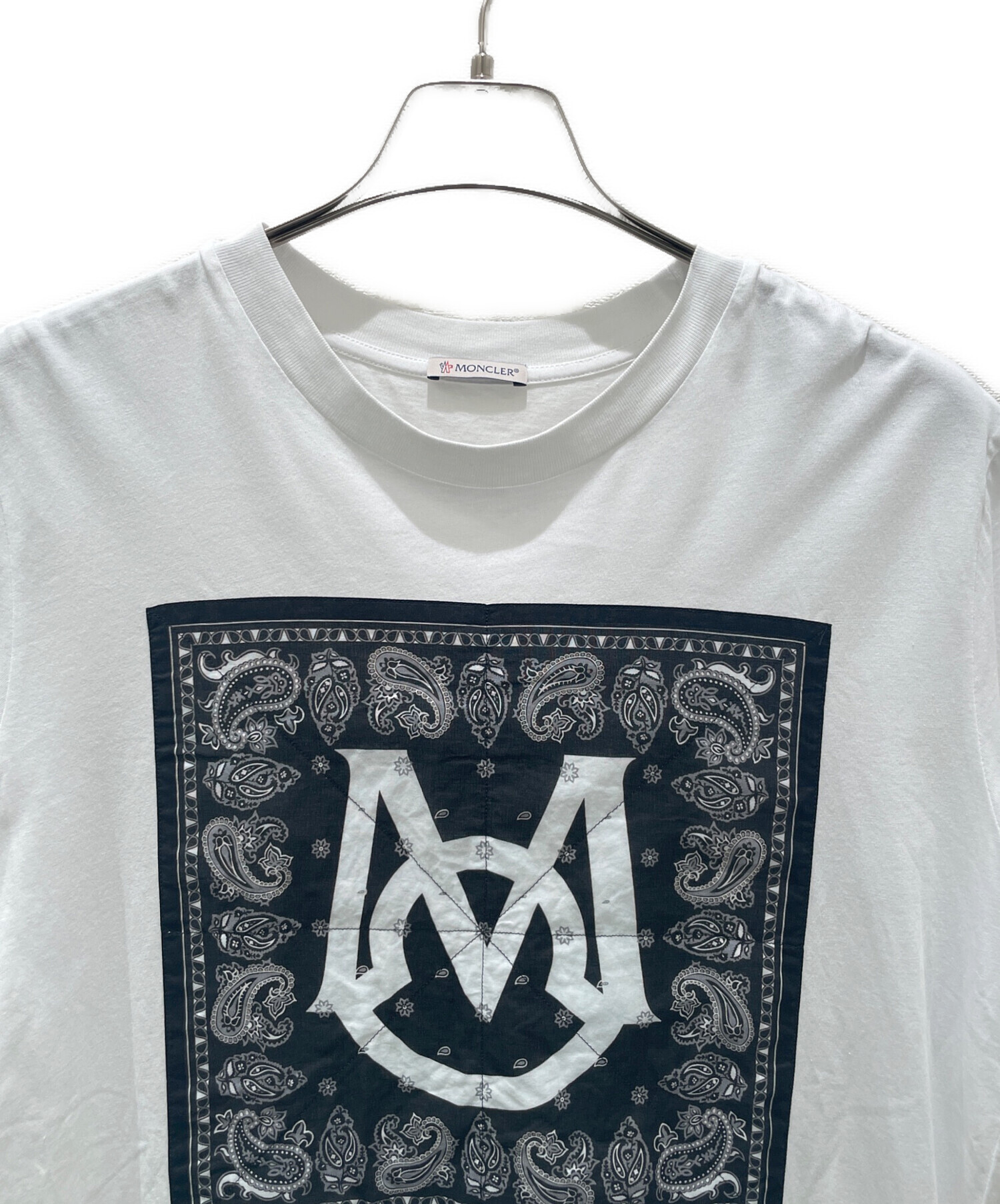 中古・古着通販】MONCLER (モンクレール) バンダナロゴTシャツ/SS