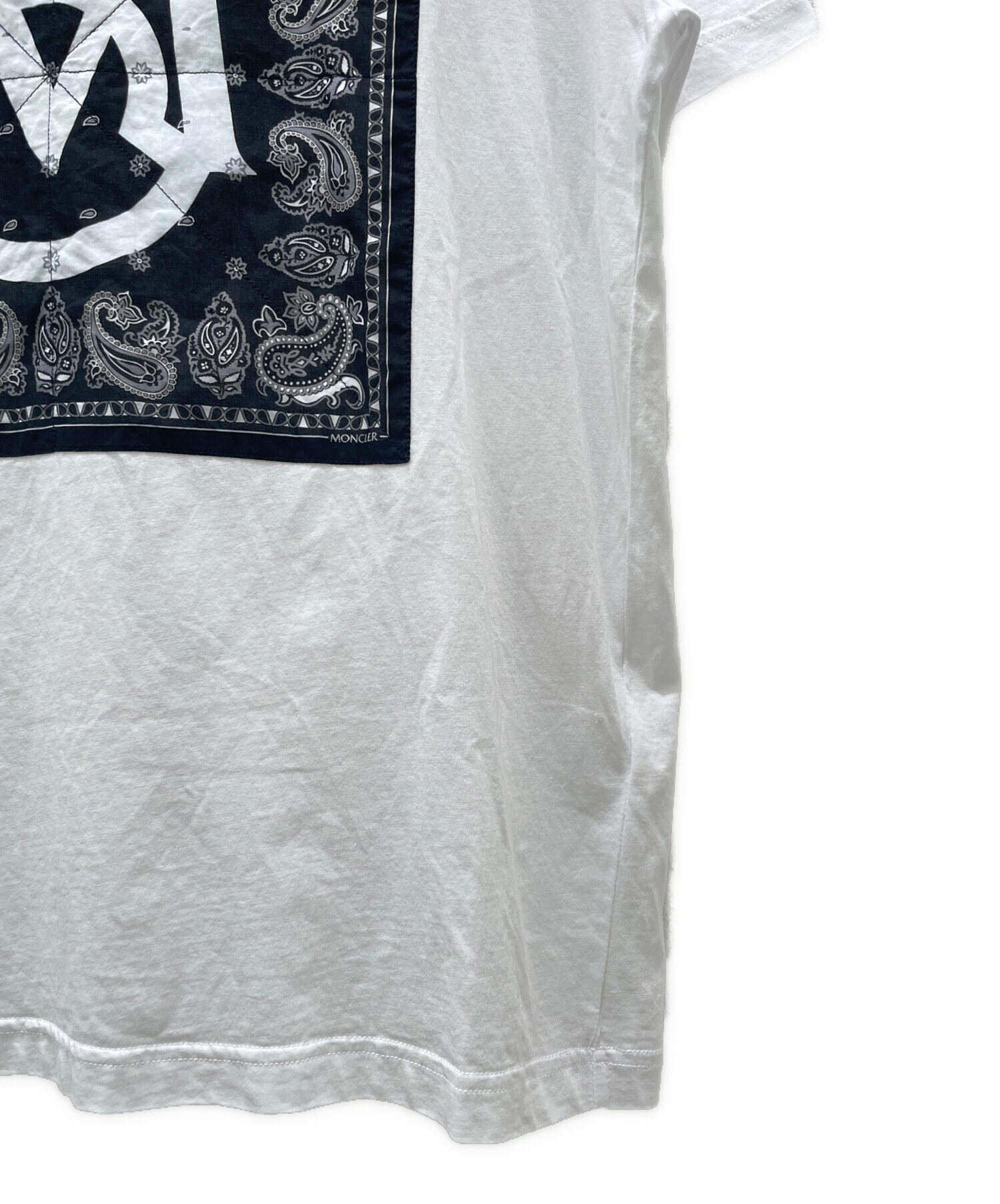 中古・古着通販】MONCLER (モンクレール) バンダナロゴTシャツ/SS