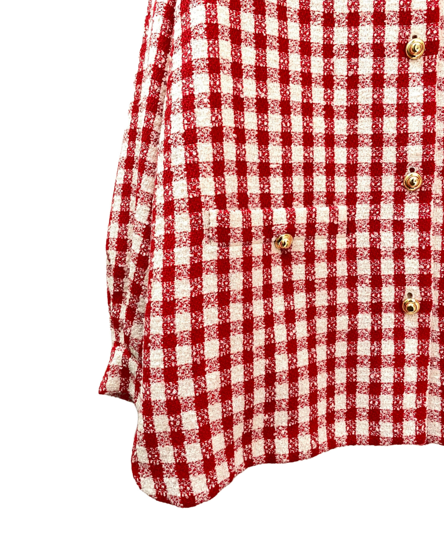 中古・古着通販】MIU MIU (ミュウミュウ) ギンガムチェックツイード