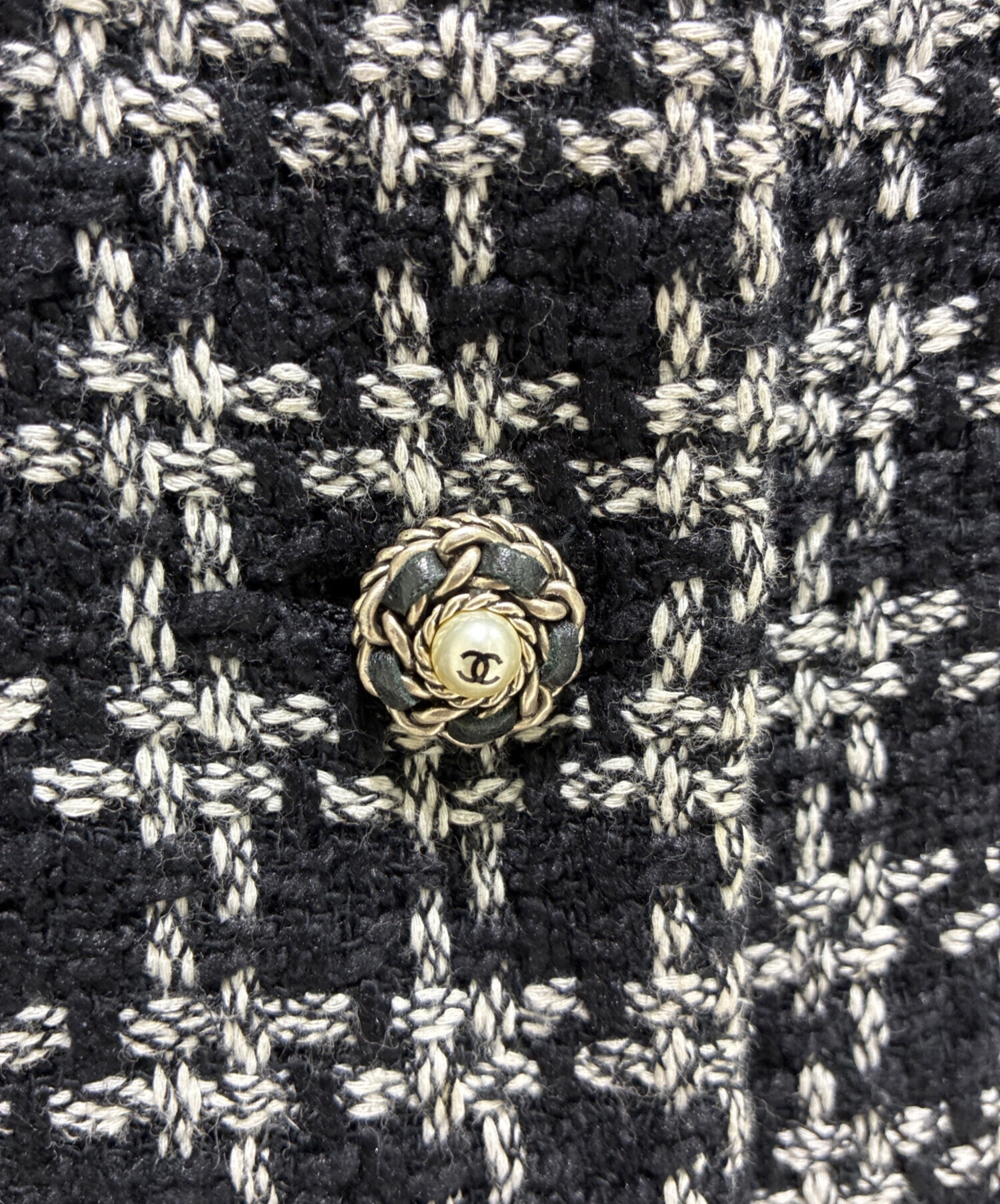 中古・古着通販】CHANEL (シャネル) ココボタンツイードジャケット