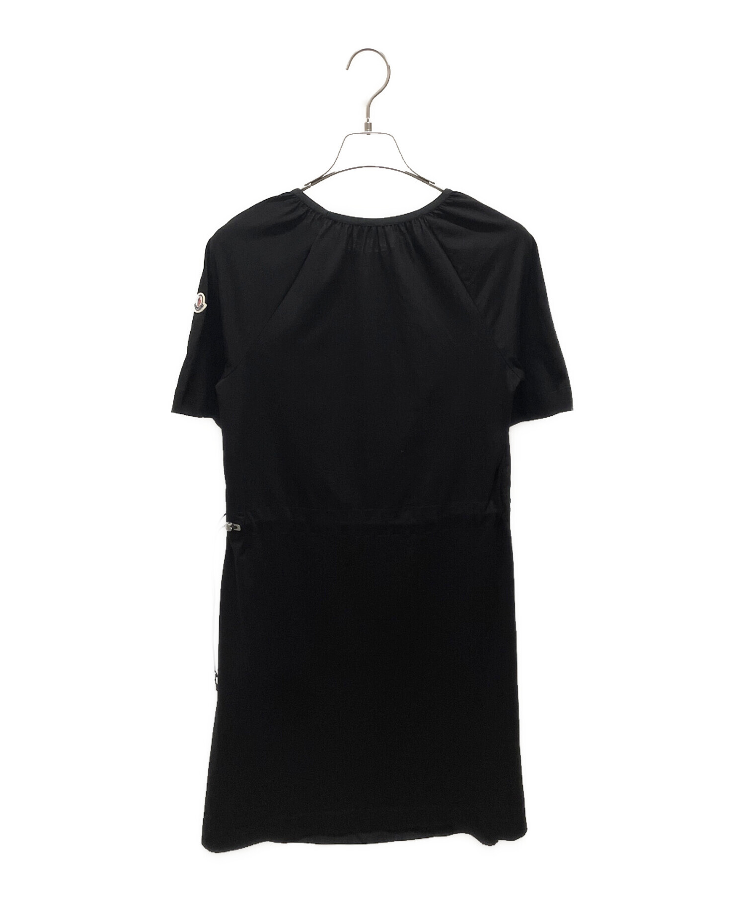 国内正規品 MONCLER ABITO 半袖ワンピース Aライン ブラック XS