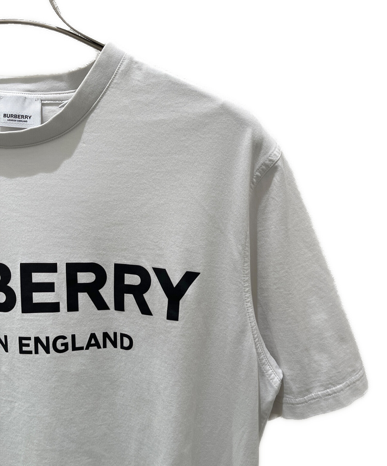 BURBERRY ロゴ Tシャツ ホワイト 14Y 中古・古着通販】BURBERRY (バーバリー) ロゴTシャツ ホワイト サイズ