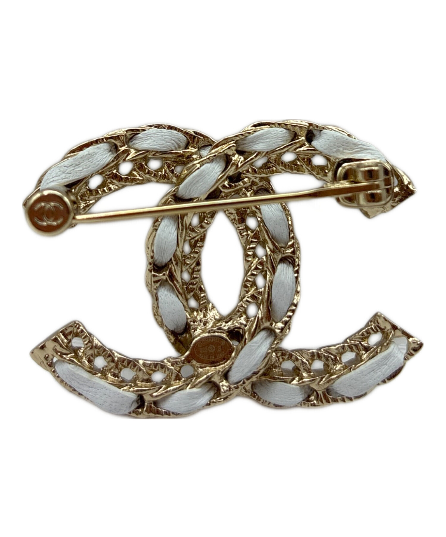 中古・古着通販】CHANEL (シャネル) チェーンココマーク ブローチ