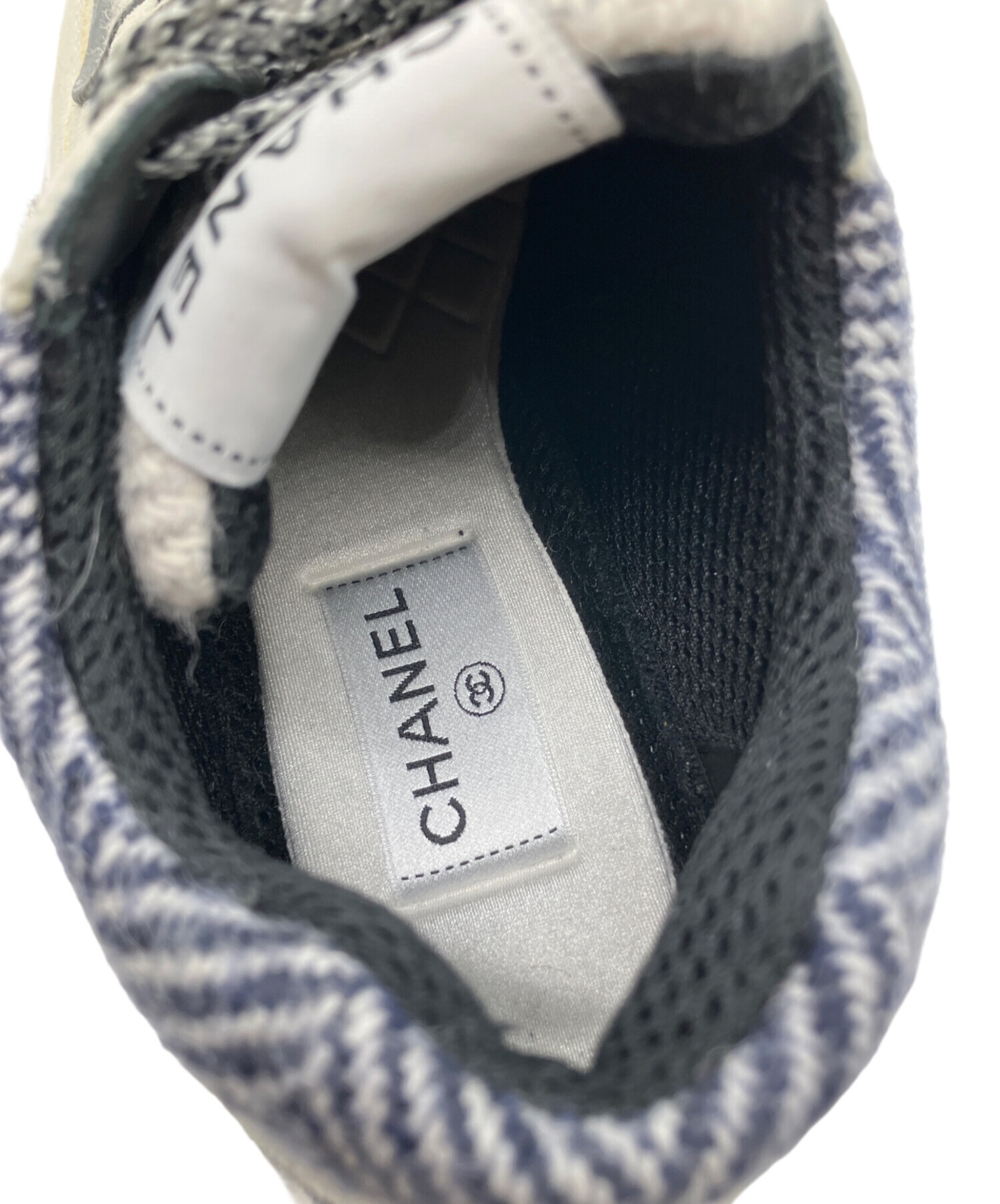 中古・古着通販】CHANEL (シャネル) ココマーク ツィードスニーカー