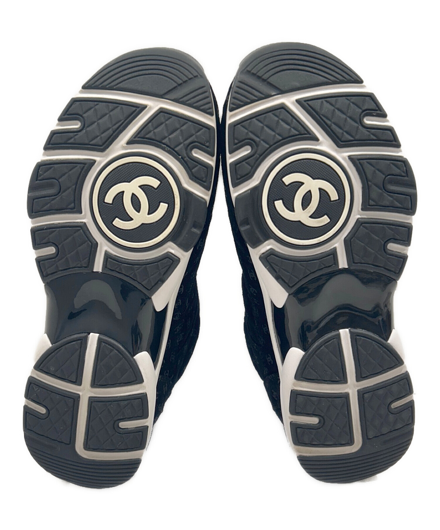 中古・古着通販】CHANEL (シャネル) ココマーク総柄スニーカー G39230