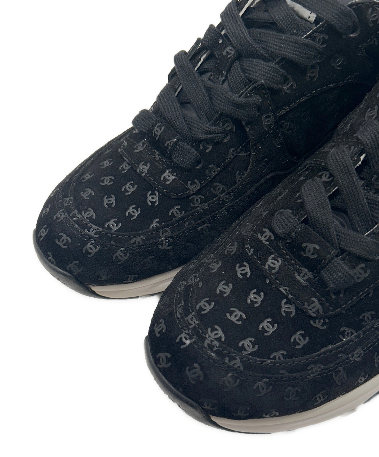 中古・古着通販】CHANEL (シャネル) ココマーク総柄スニーカー G39230