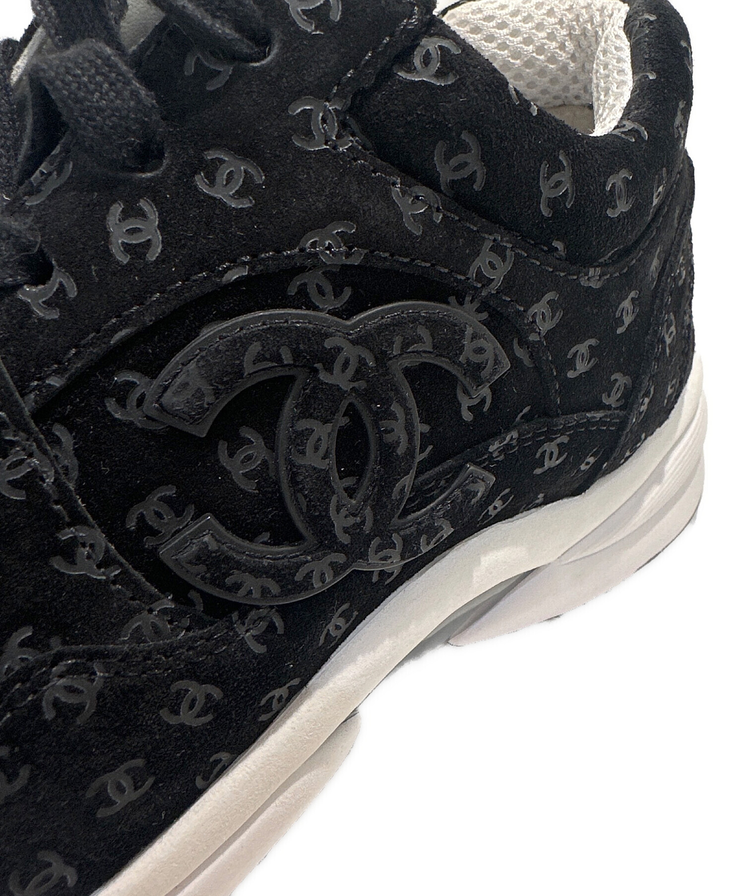 中古・古着通販】CHANEL (シャネル) ココマーク総柄スニーカー G39230