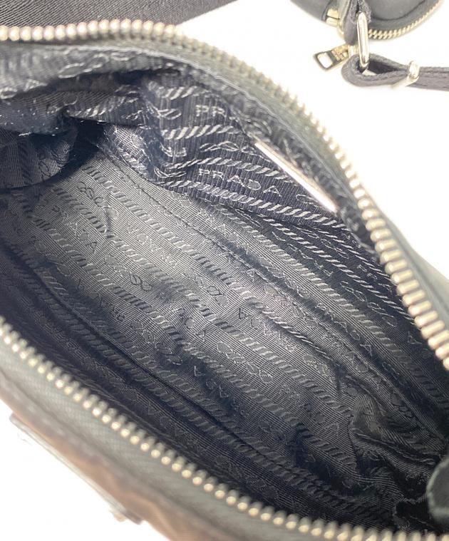 中古・古着通販】PRADA (プラダ) 三角ロゴプレート ナイロンショルダー
