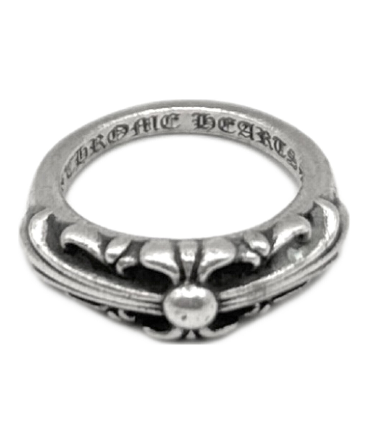 CHROME HEARTS ベビークラシックフローラルクロスリング 8号 中古・古着通販】CHROME HEARTS (クロムハーツ) BABY CLASSIC FLORAL
