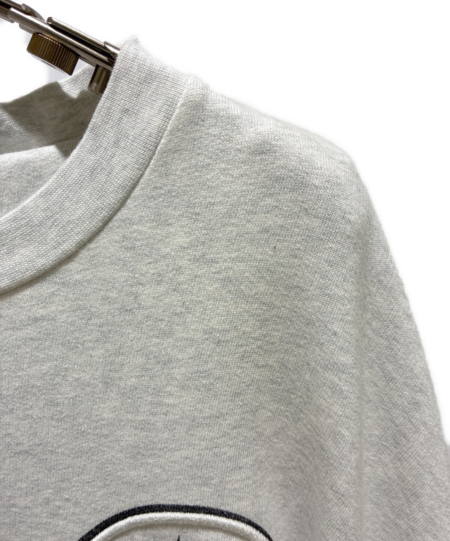 中古・古着通販】MONCLER (モンクレール) ロゴスウェット グレー