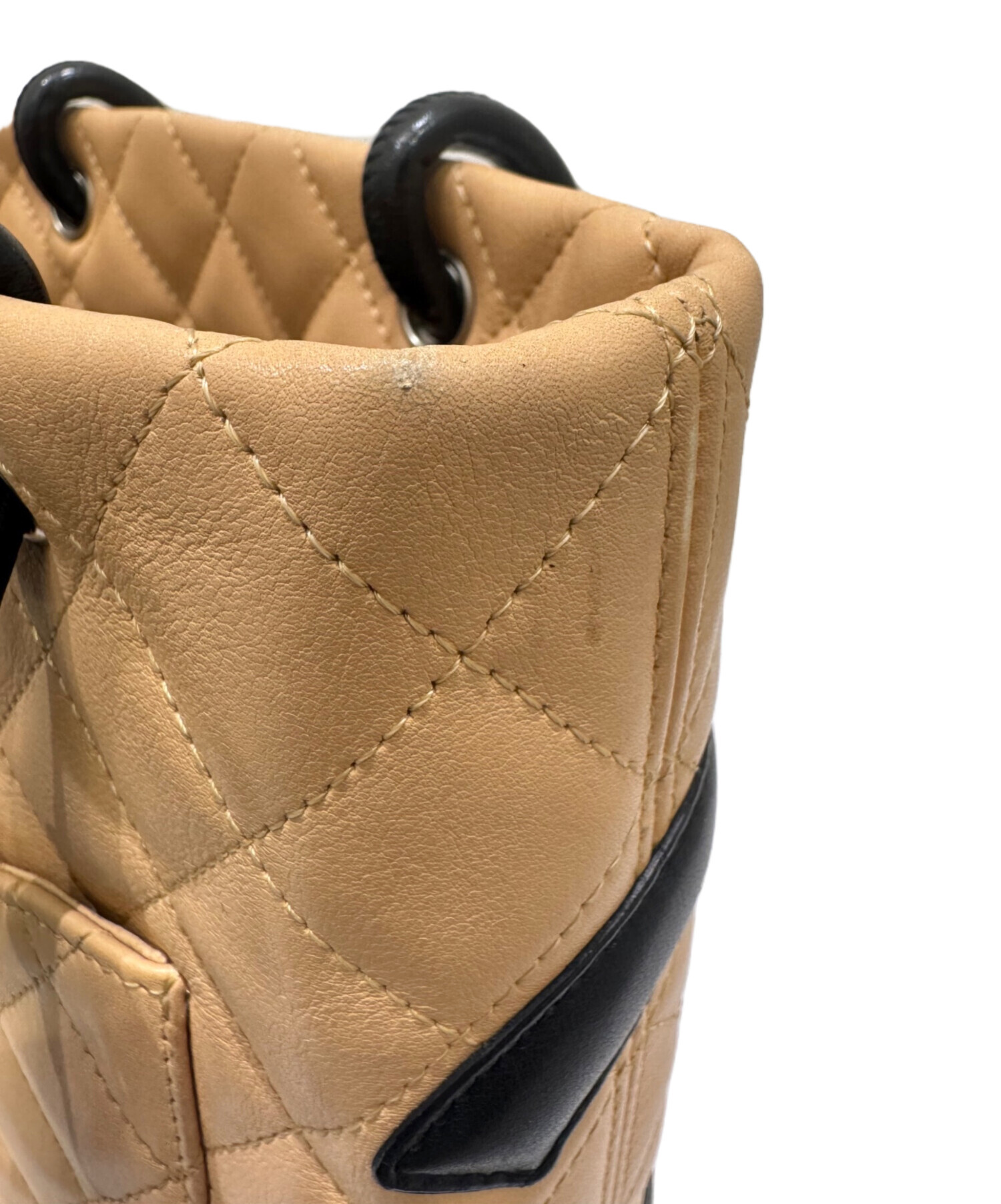 中古・古着通販】CHANEL (シャネル) カンボンライン ミニトートバッグ