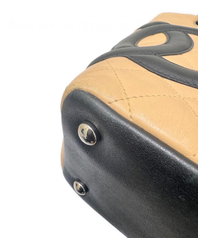 中古・古着通販】CHANEL (シャネル) カンボンライン ミニトートバッグ