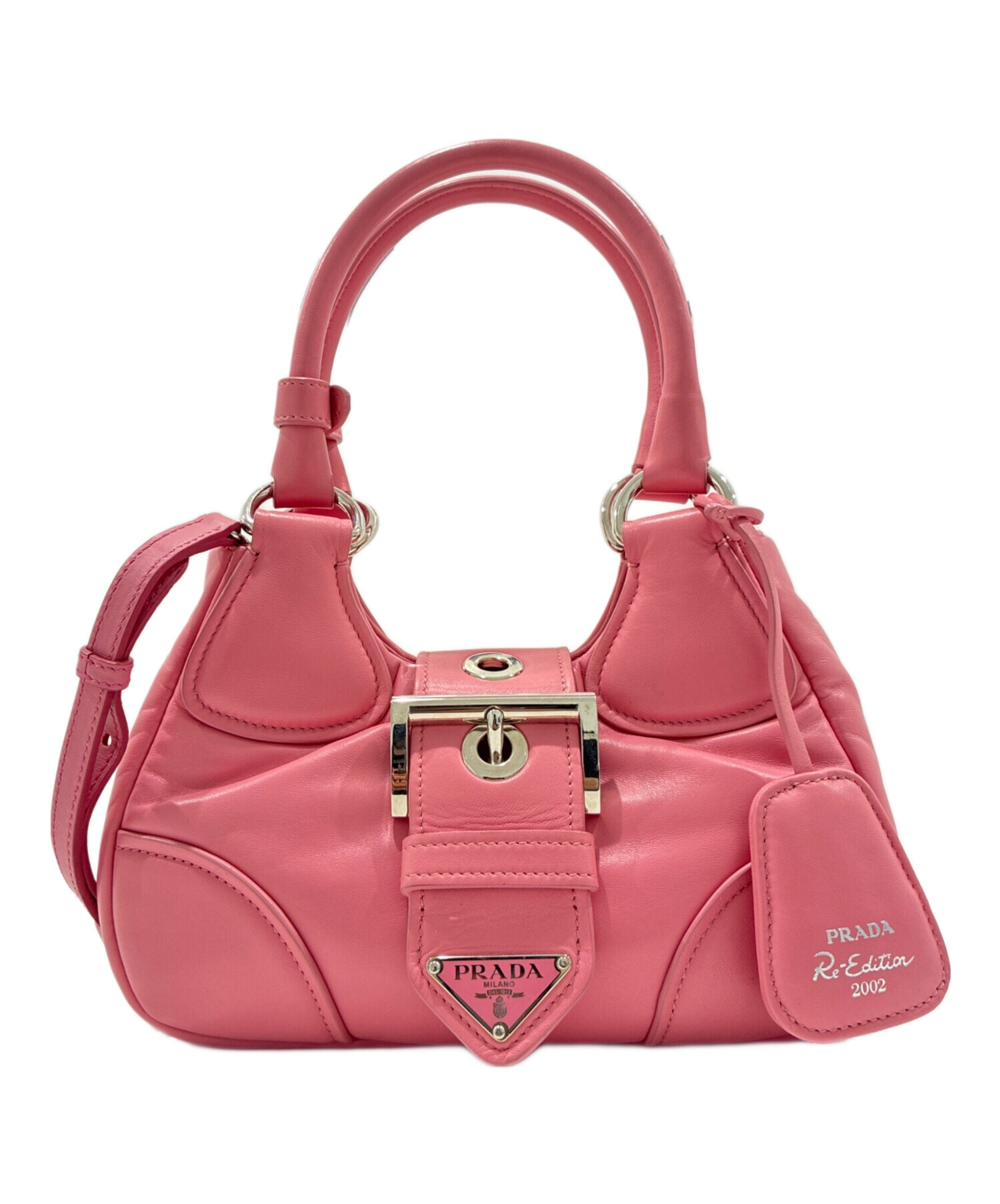 中古・古着通販】PRADA (プラダ) サフィアーノトライアングル ムーン