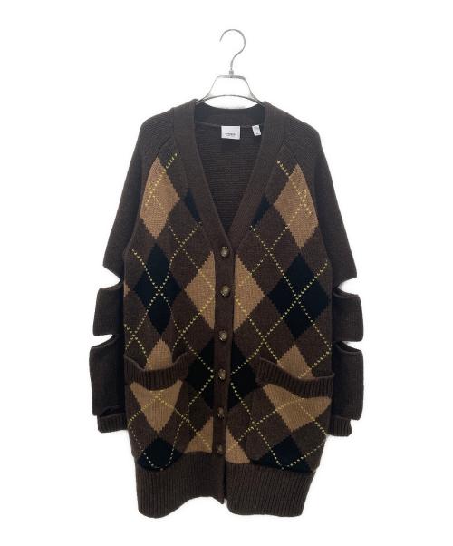 BURBERRY ブラック カーディガン XS 中古・古着通販】BURBERRY (バーバリー) カットアウトスリーブ
