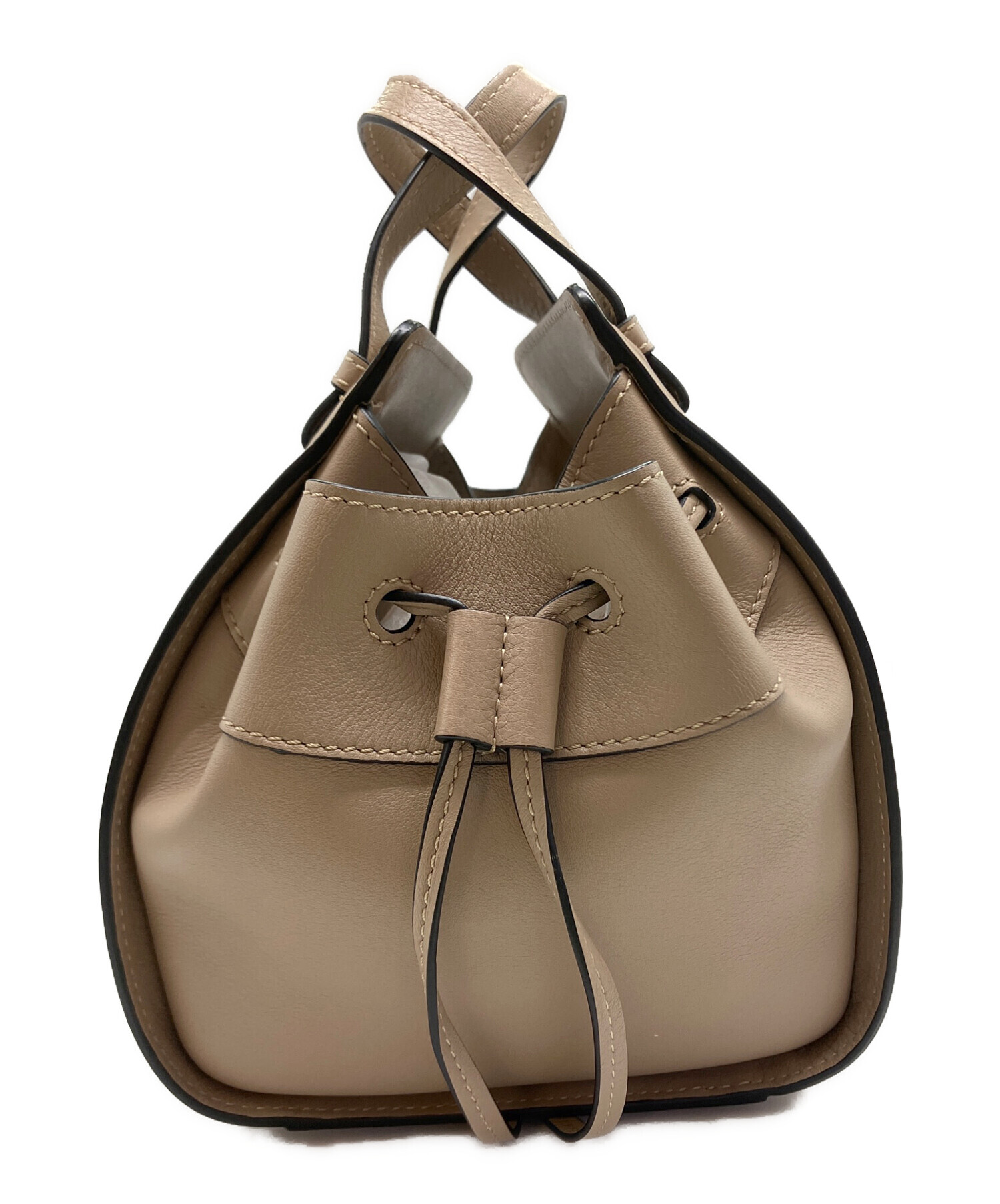 中古・古着通販】LOEWE (ロエベ) ハンモックミニバッグ ベージュ 