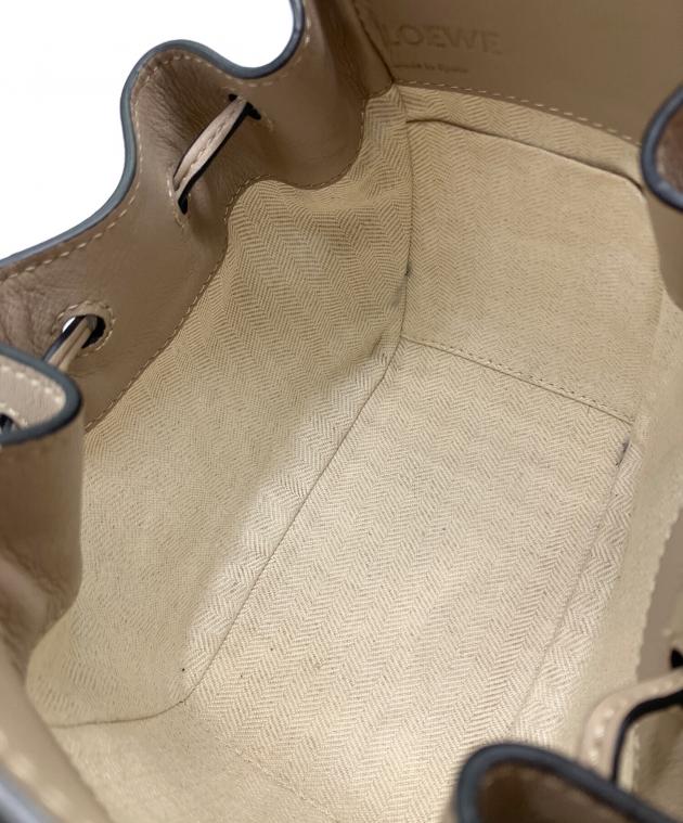 ロエベ⭐︎ハンモック⭐︎ミニ⭐︎中古美品⭐︎ LOEWE ベージュ/ブラック⭐︎生成りと革 中古・古着通販】LOEWE (ロエベ) ハンモックミニバッグ ベージュ