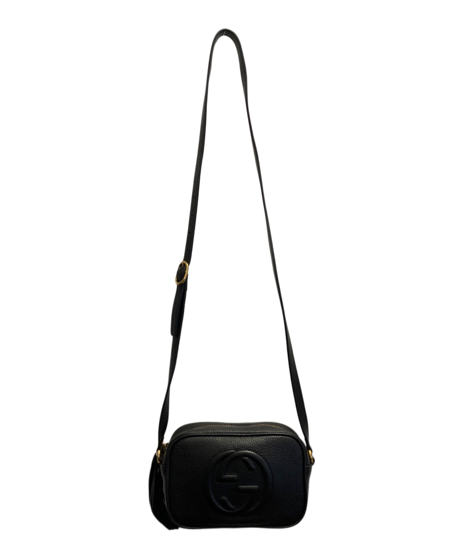 GUCCI グッチ ショルダーバッグ  黒 【古着】【中古】【送料無料】 GUCCI（グッチ）ショルダーバッグ 黒 サイズ:- レディース