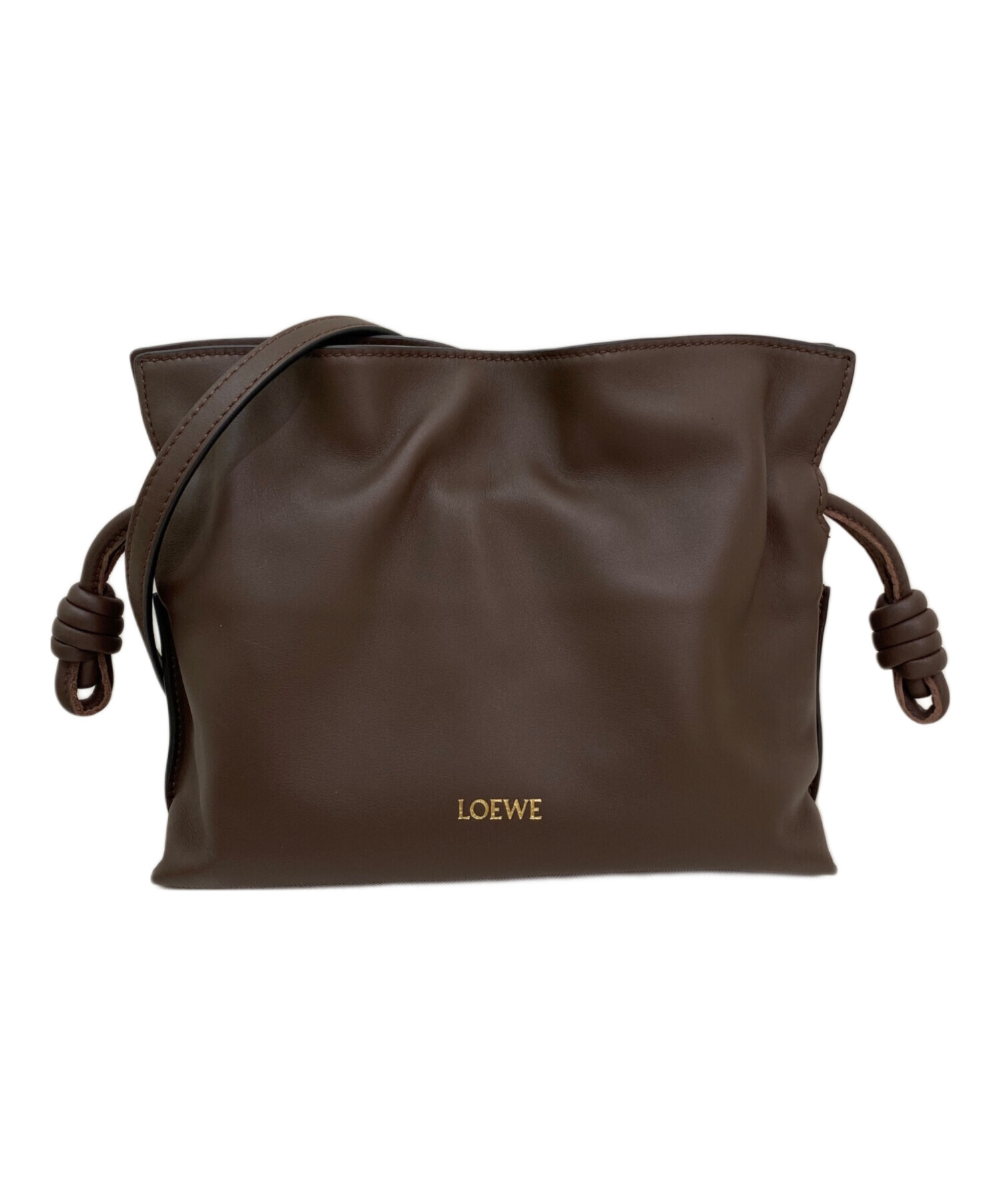 LOEWEロエベ フラメンコ ミニ ショルダー ブラウン LOEWE ロエベ 