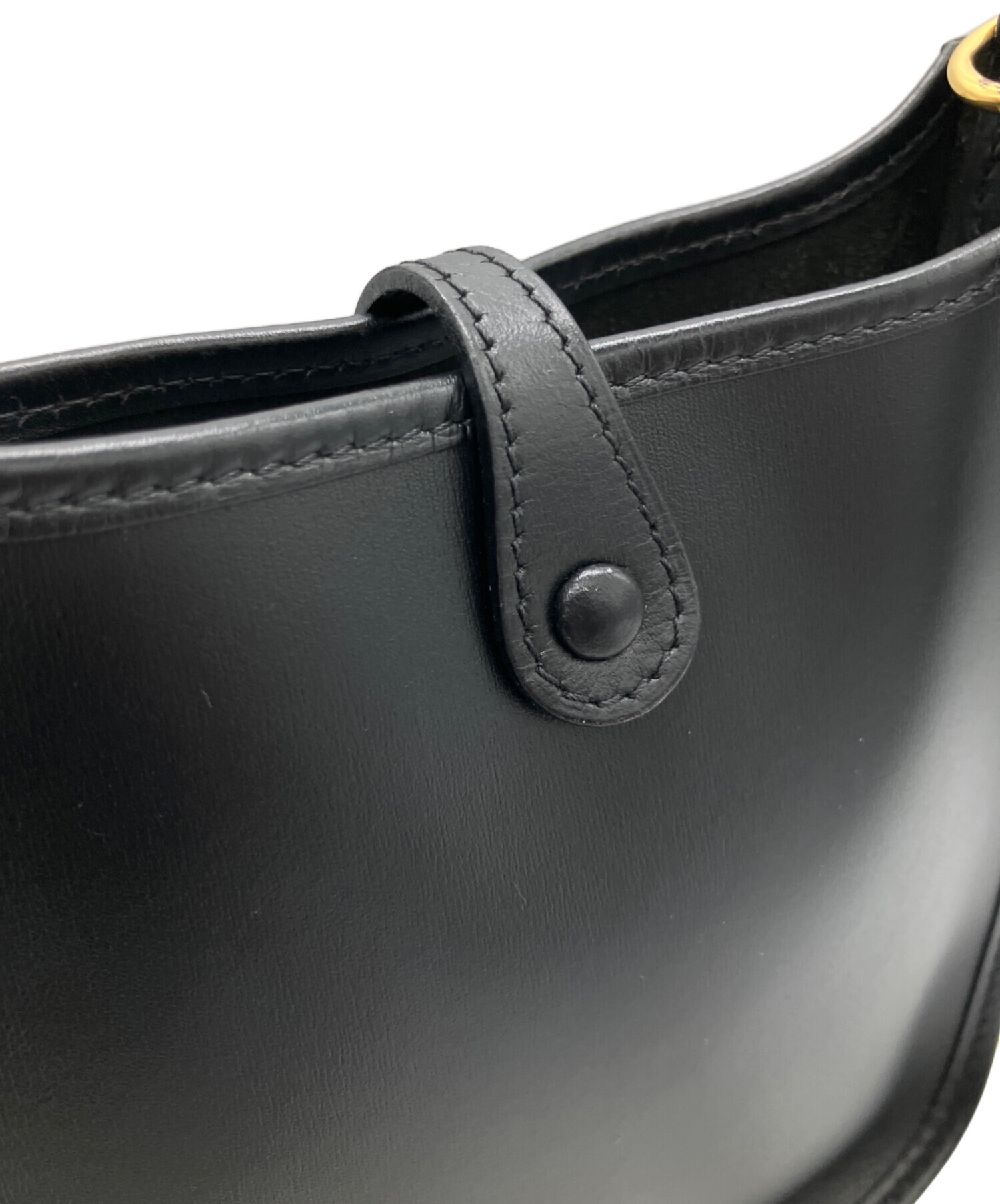 中古・古着通販】HERMES (エルメス) エブリン TPM □F刻印 ブラック 