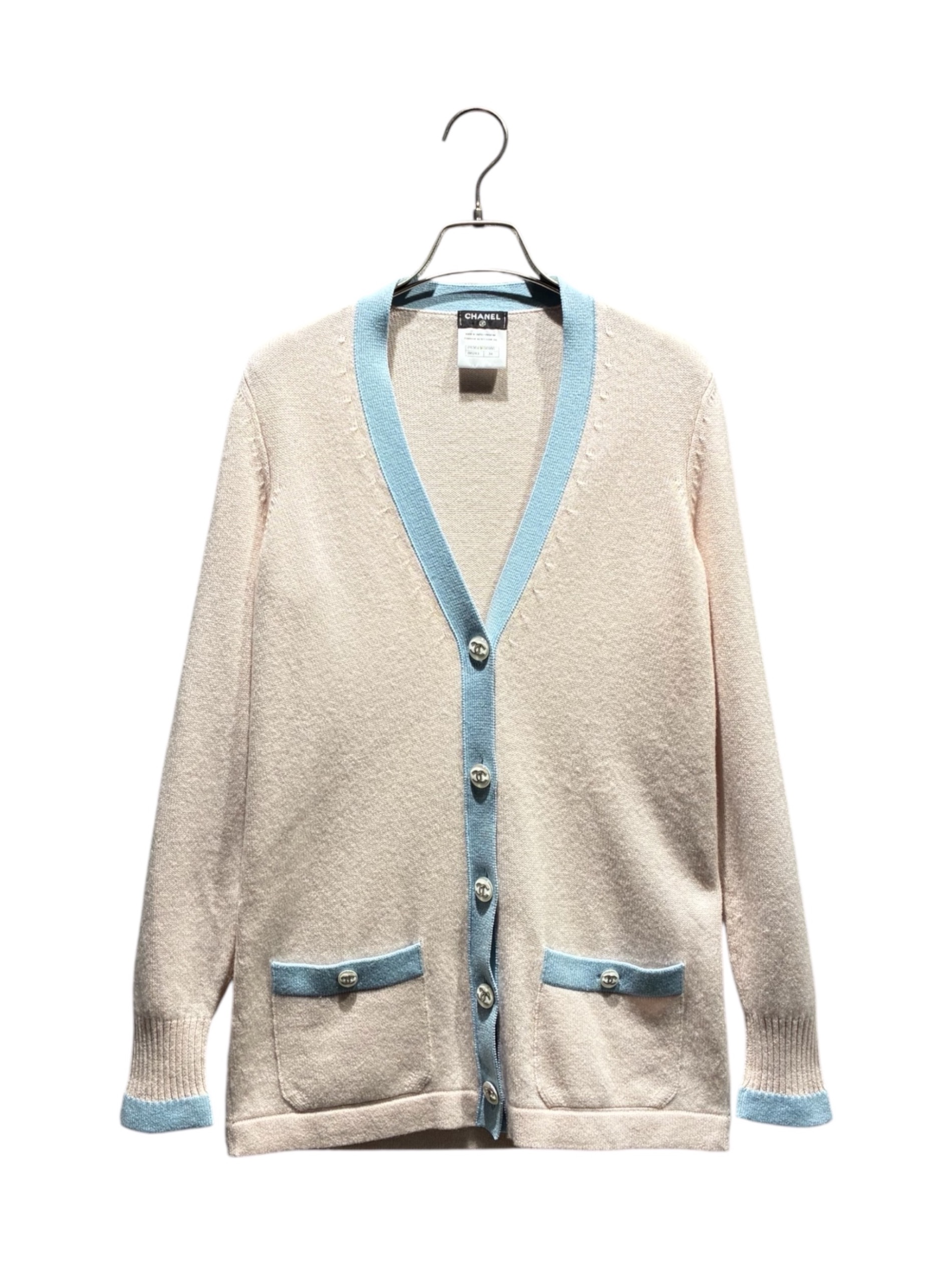 中古・古着通販】CHANEL (シャネル) ココボタンカシミヤカーディガン