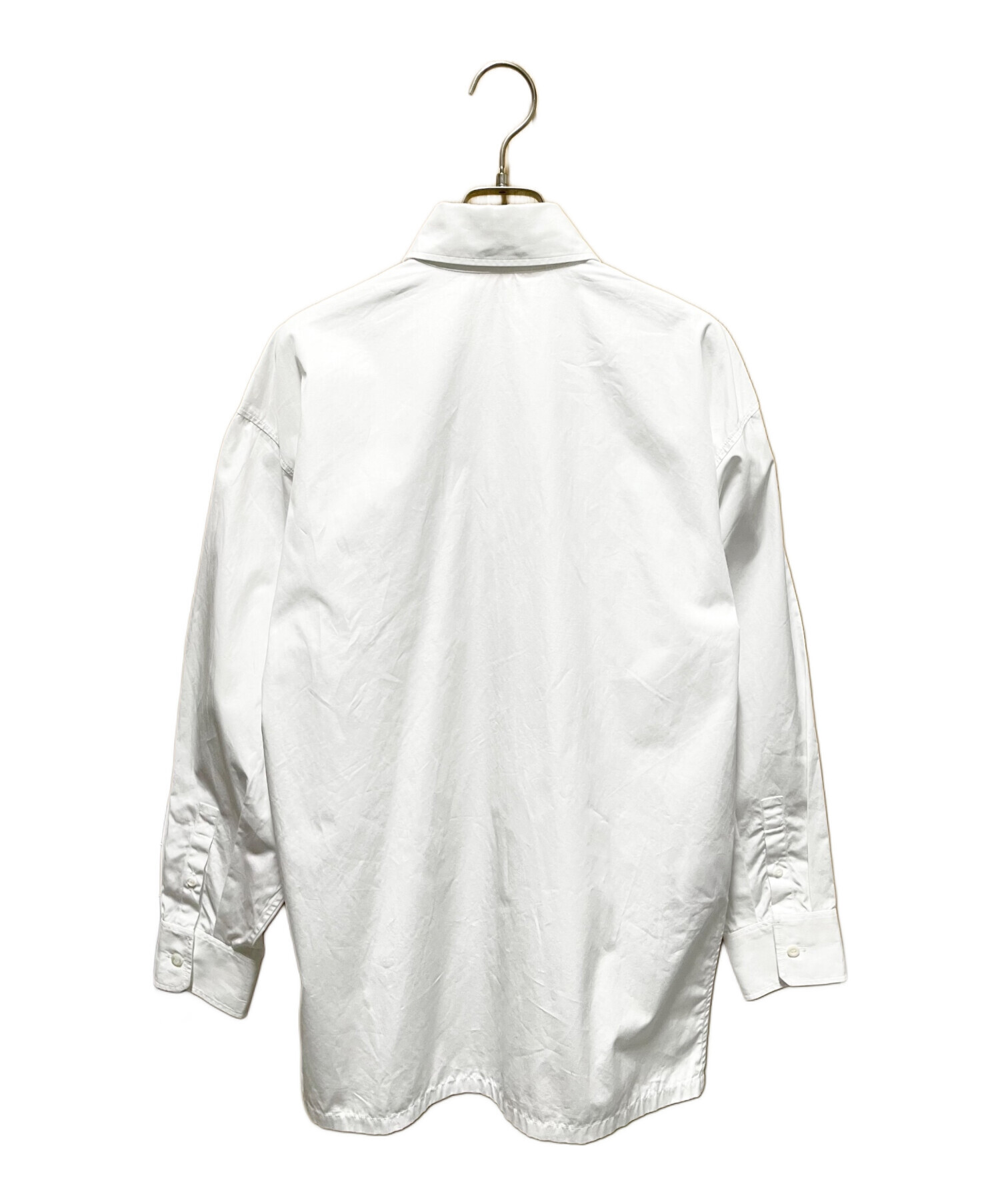 中古・古着通販】PRADA (プラダ) トライアングルロゴポプリンシャツ