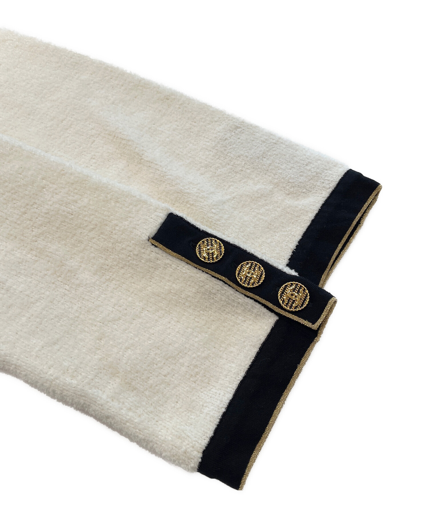 中古・古着通販】CHANEL (シャネル) ココボタン パイルニット