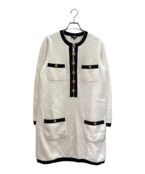 中古・古着通販】CHANEL (シャネル) ココボタン パイルニット