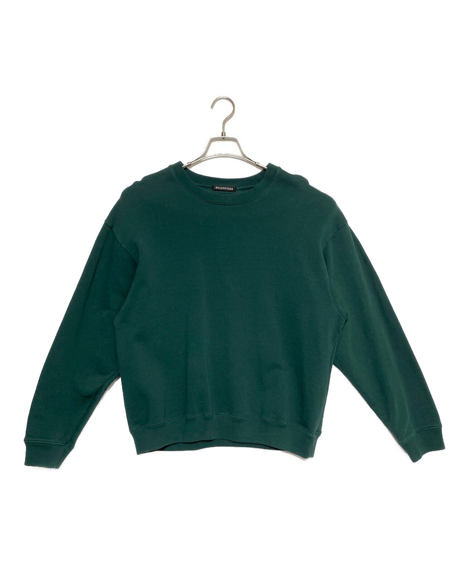 中古・古着通販】BALENCIAGA (バレンシアガ) Back Logo Sweat グリーン