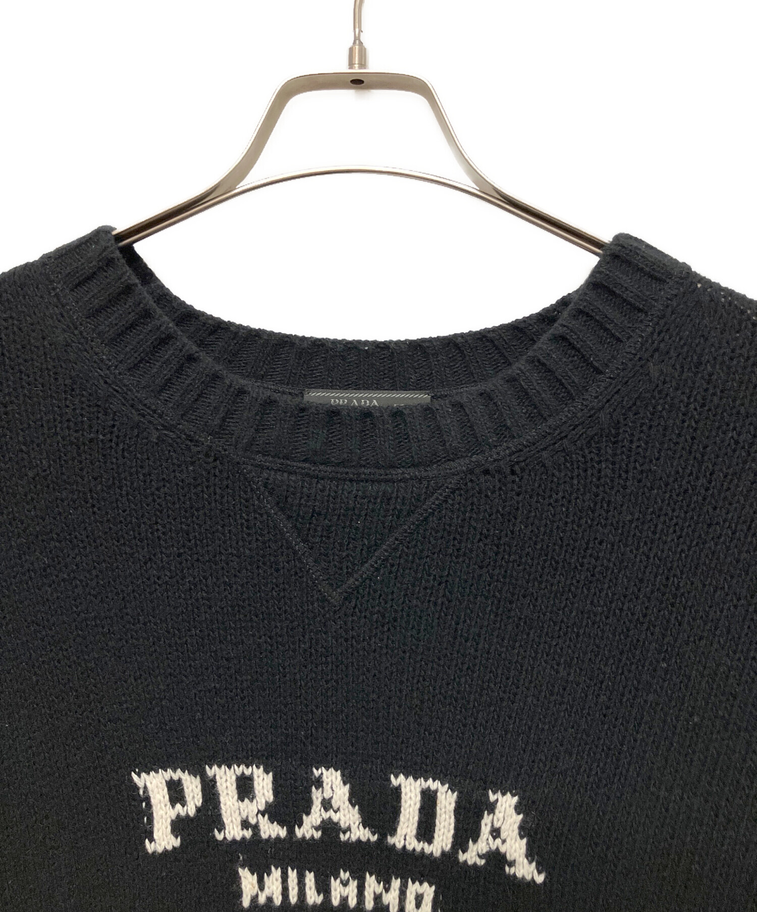 中古・古着通販】PRADA (プラダ) Prada Wool And Cashmere Crew-Neck