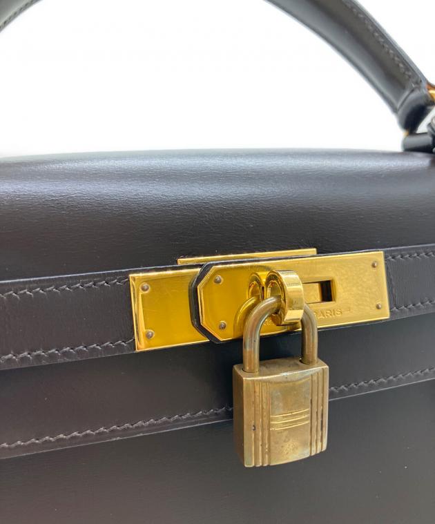 中古・古着通販】HERMES (エルメス) ケリー28/外縫い/ボックスカーフ