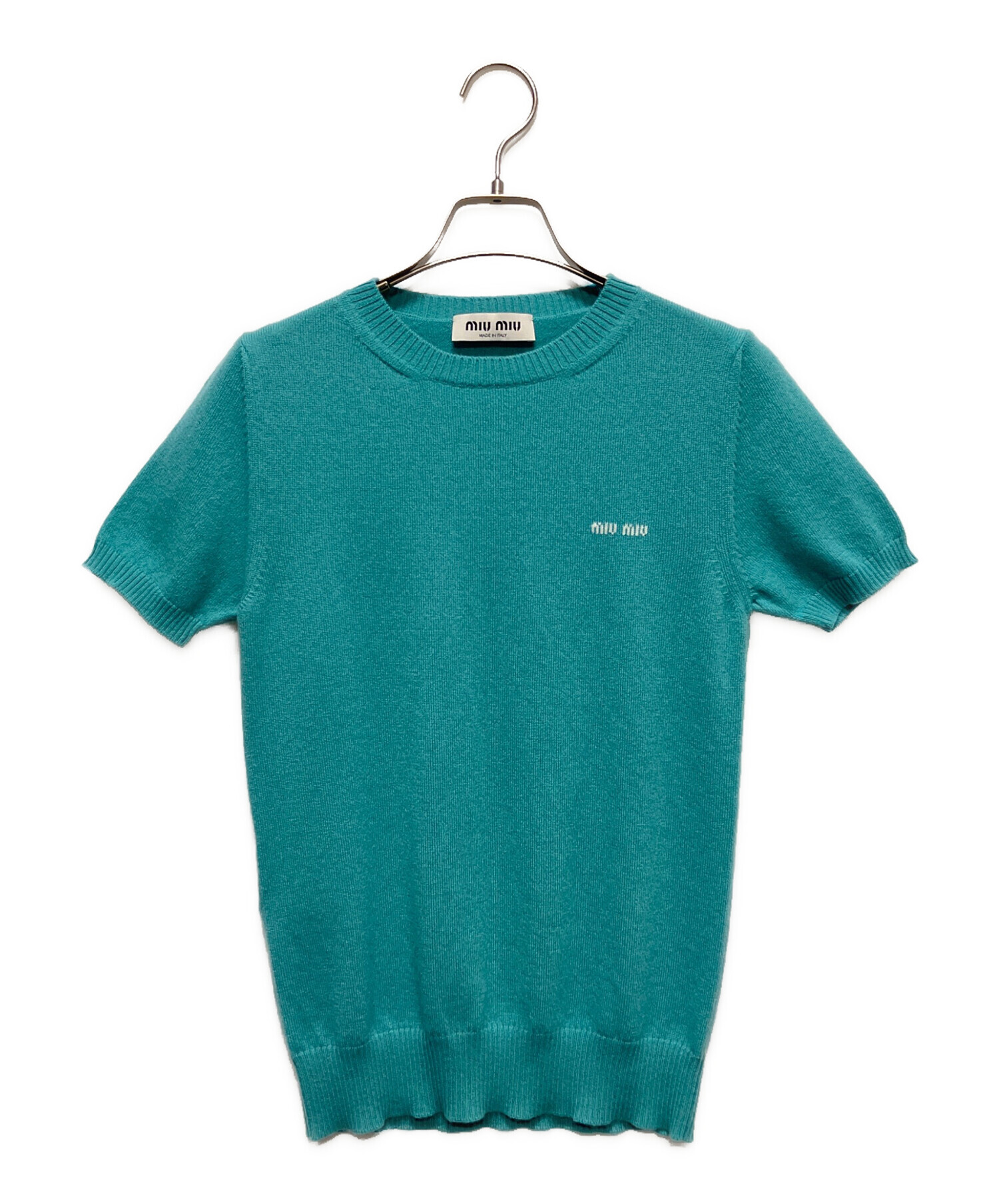 中古・古着通販】MIU MIU (ミュウミュウ) Cashmere sweater/ロゴ