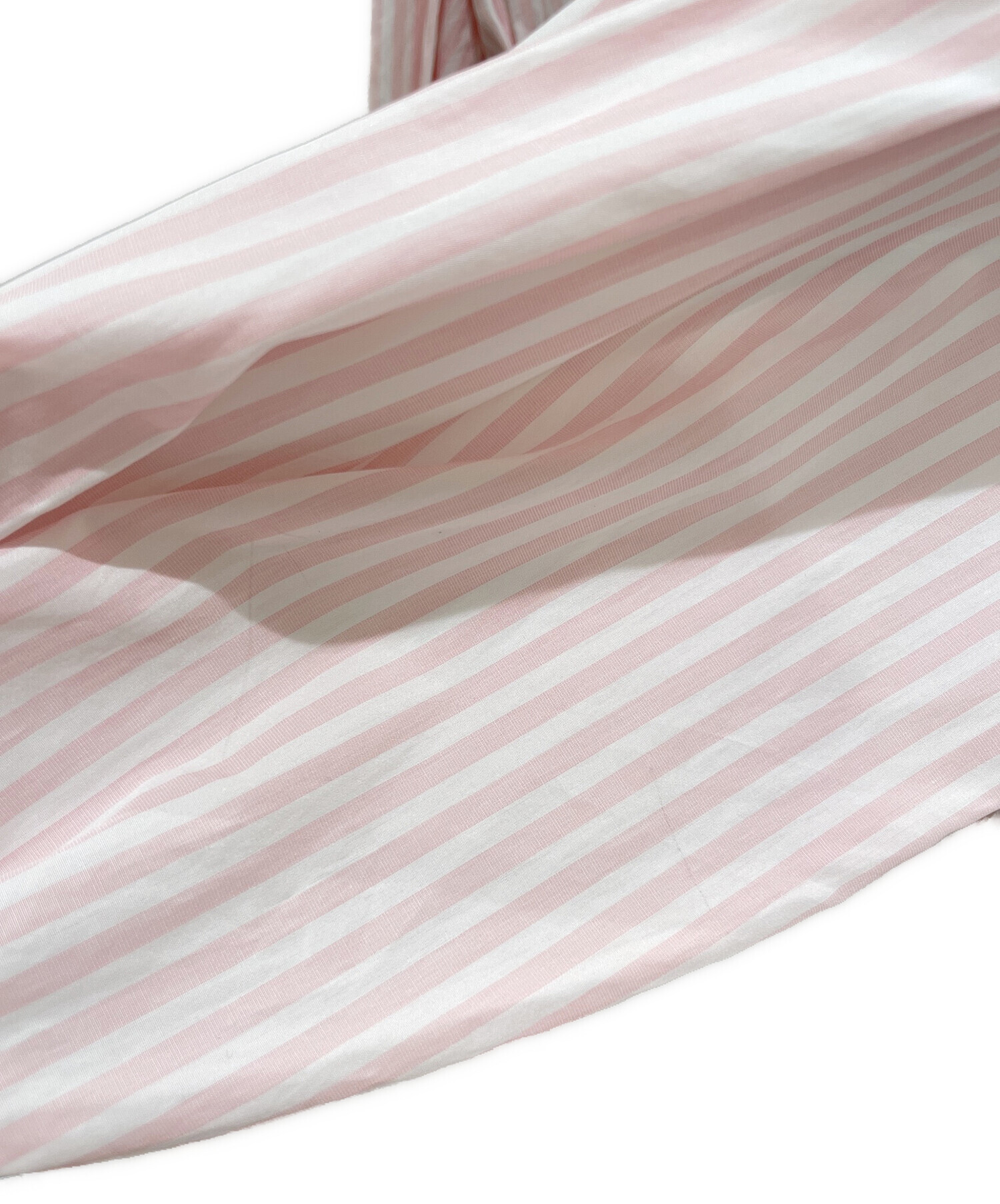 中古・古着通販】CHANEL (シャネル) ココボタンギャザーシャツ ピンク