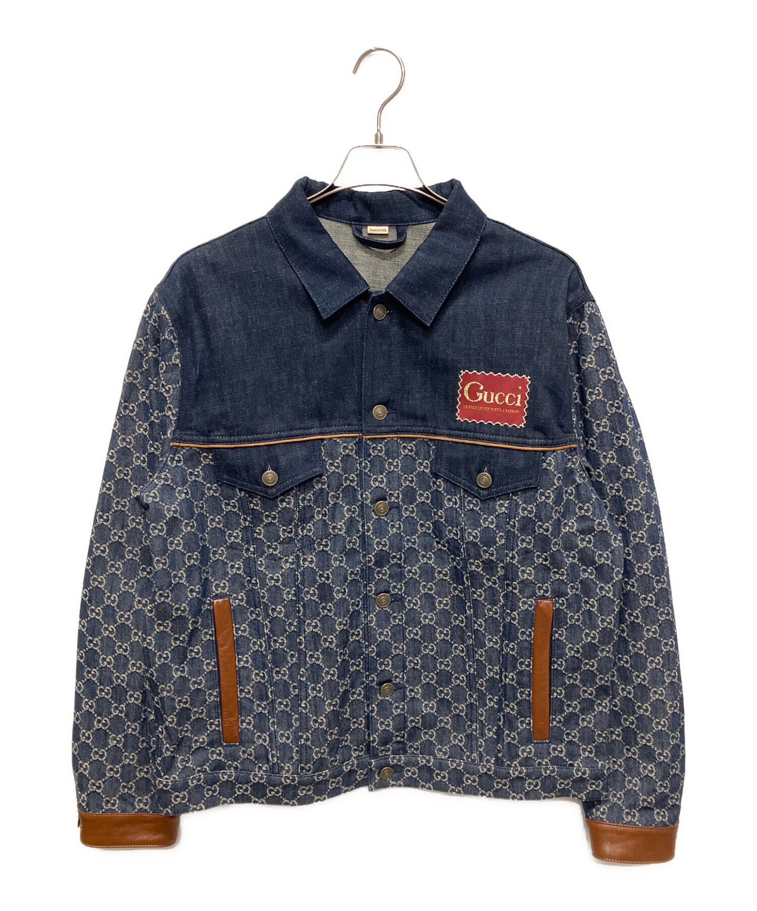 【未使用品】GUCCI GGロゴデニムジャケット 46 中古・古着通販】GUCCI (グッチ) GGデニムジャケット サイズ:46