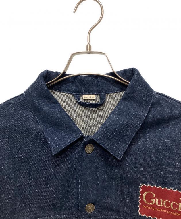 【未使用品】GUCCI GGロゴデニムジャケット 46 中古・古着通販】GUCCI (グッチ) GGデニムジャケット サイズ:46