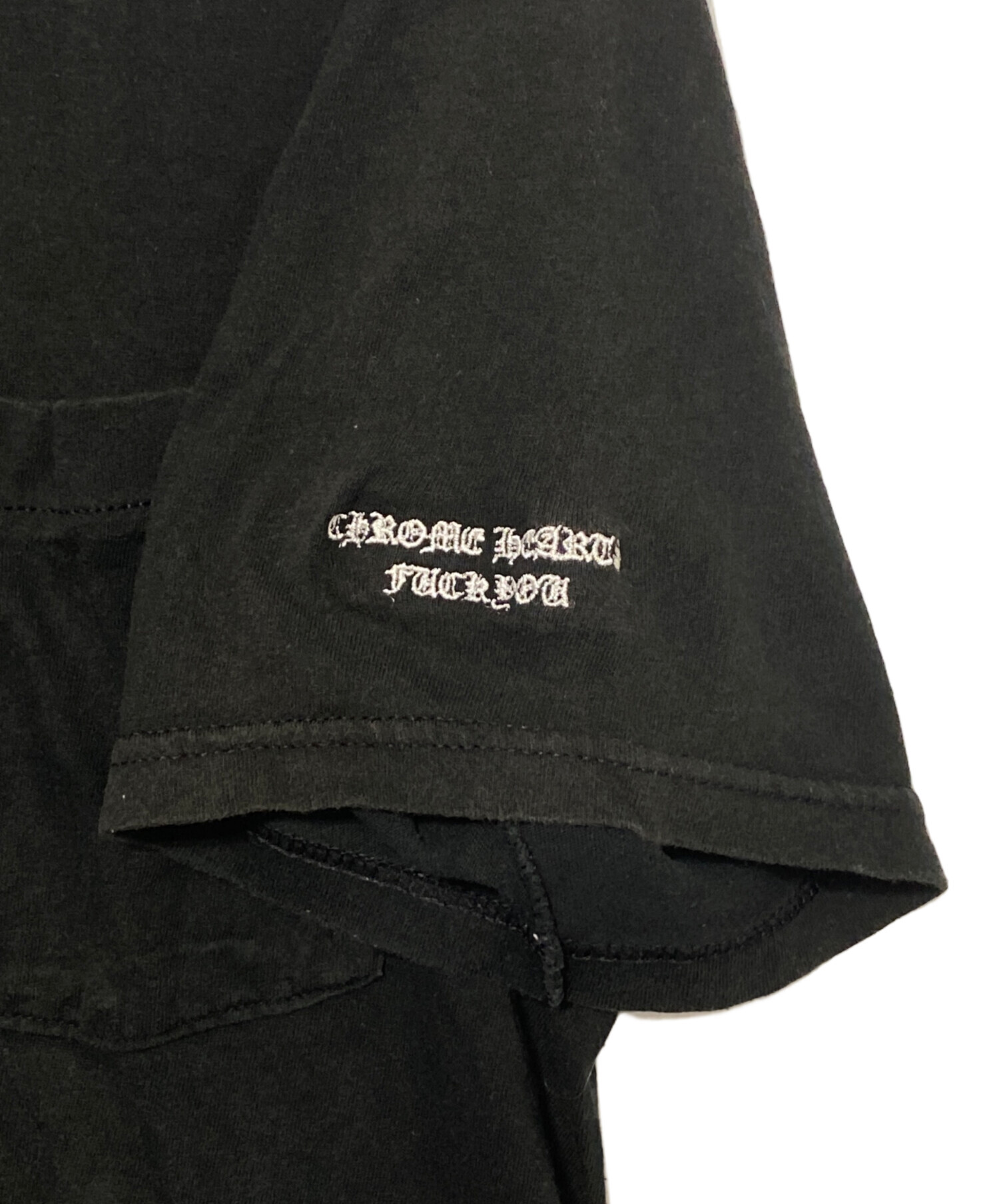 中古・古着通販】CHROME HEARTS (クロムハーツ) ロゴ刺繍ポケットT